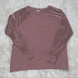 Velour Sweatshirt